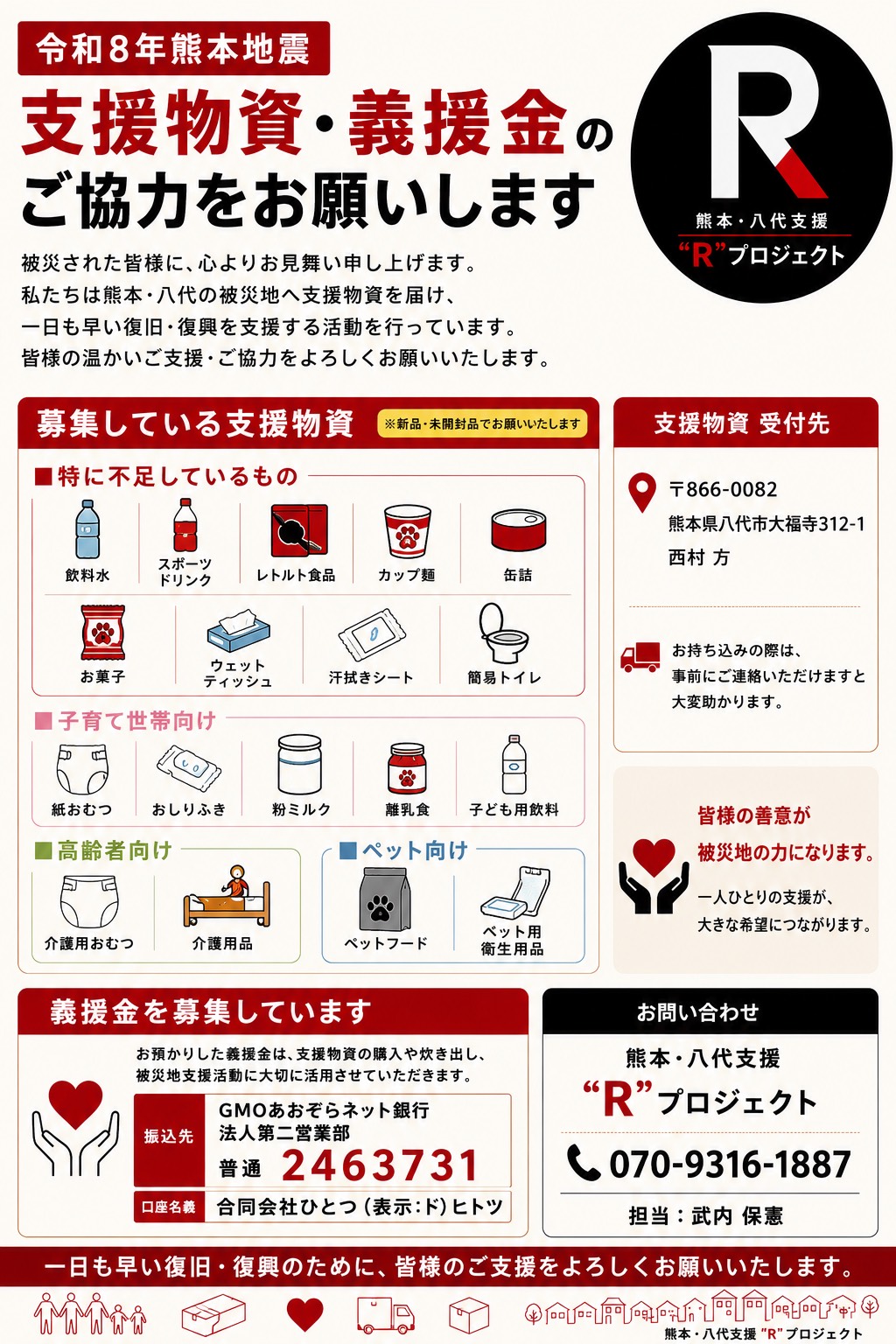 〝Ｒ〟プロジェクト チラシ